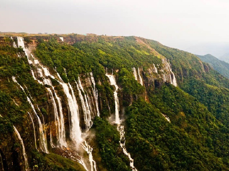 Nohsngithiang Falls / Seven Sister Waterfalls