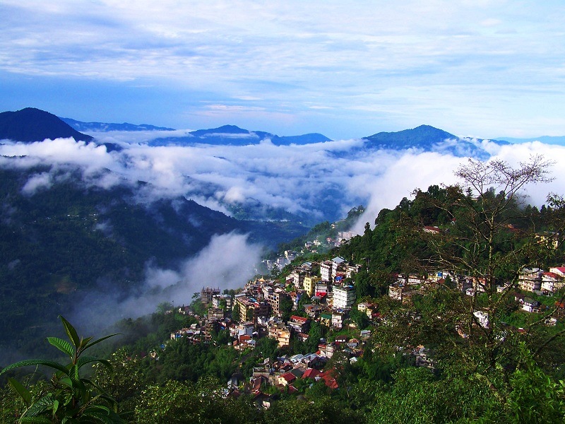 gangtok tourist places in map