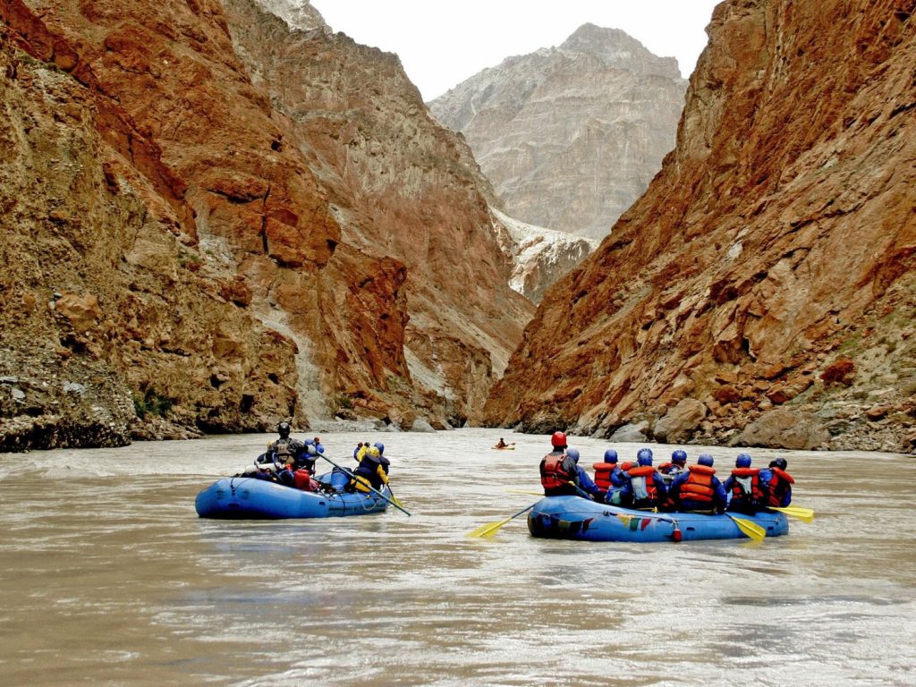 river rafting trips in india